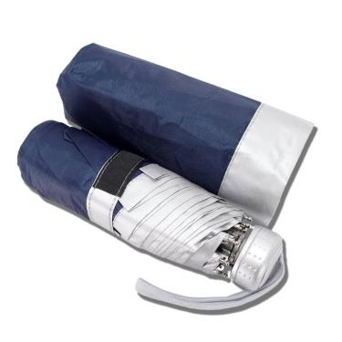 Imagem de Guarda chuva mini uv unissex compacto com sombrinha proteção solar  - 
