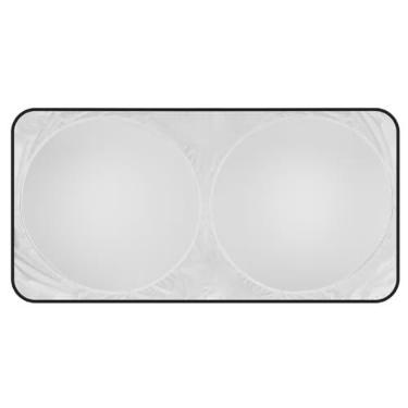 Imagem de Motor Trend 1 persiana pop-up automática, para-sol universal para janela frontal, para-sol dobrável dobrável para para-brisas de carro, mantém o calor frio interno UV (pequeno, 153 x 75 cm)
