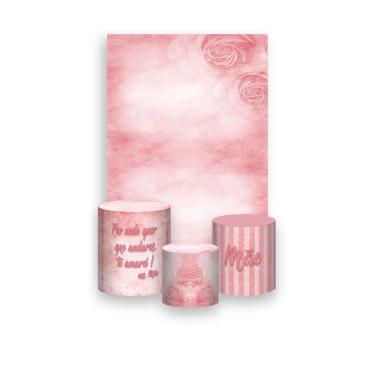 Imagem de Painel De Festa Vertical 1,50 x 2,20 + Trio De Capas Cilindro -  Dia d