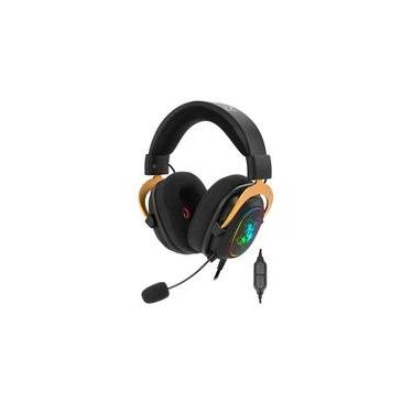 Imagem de Headset Gamer Redragon Harry Potter Zeus 7.1, Edição Especial, Preto e Dourado - HP-510 RGB