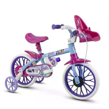 Imagem de Bicicleta Infantil Aro 12 Barbie Nathor