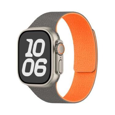 Imagem de Pulseira Magnética De Silicone De 45mm 44mm 40mm 46mm 41mm 42mm 38mm P