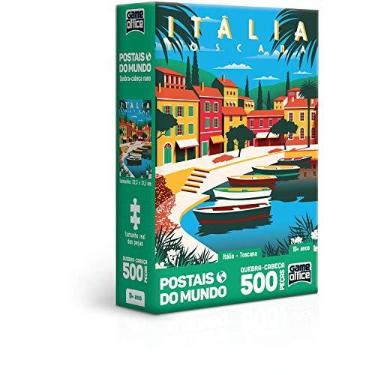 Imagem de Toyster - Quebra-cabeça: Postais do Mundo - Itália - Toscana - 500 peças nano - Game Office