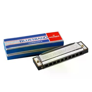 Imagem de Gaita hohner blues band c(dó) harmonica diatonica