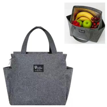 Imagem de Bolsa Termica Marmita Fitness Grande Trabalho Academia Passeio Viagem Comida Frutas Alca Bolso Multiuso Porta Talher Cin
