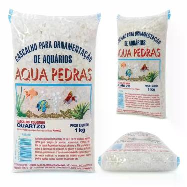 Imagem de Aqua pedras cascalho cristal 1kg - GERAL