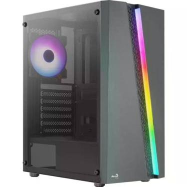 Imagem de Gabinete Gamer Aerocool Blade Preto Rgb Lateral Vidro [f002]