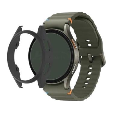 Imagem de Capa Protetora PC Bumper Case LTimports compativel comg Galaxy Watch 7 44mm Sm-L310 Bt e Sm-L315 Lte (LT-Preto)