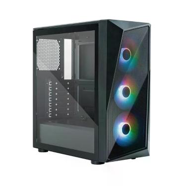 Imagem de Gabinete para Computador CMP 520 Torre Média ATX em Aço Plástico ABS e Vidro Temperado com 3 Fans LED ARGB Lateral