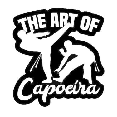 Imagem de Kit 3 Adesivos ou individual CAPOEIRA - 20 cm - PGG Impressão Digital,