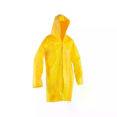 Imagem de Capa de Chuva Pvc com Manga Tamamanho GG Amarelo  7015954022  - Nove54