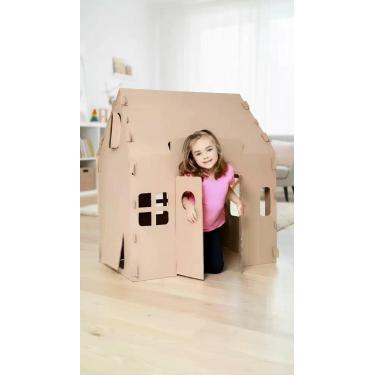 Imagem de Casinha Infantil de Papelão Montável Resistente - Congratulations Stor