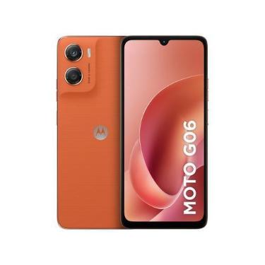Imagem de Celular Moto G06 128Gb Motorola, 128GB, Laranja