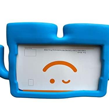 Imagem de Capa Infantil Borracha Compatível Para Multilaser Tablet M8 8.0'' -AZUL,EVA, Emborrachada, Leve