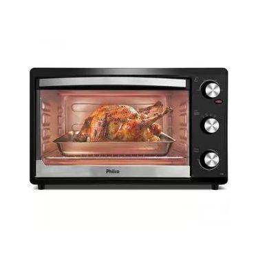 Imagem de Forno Elétrico Bancada Philco PFE44P 44L Timer Grelha Preto 110V
