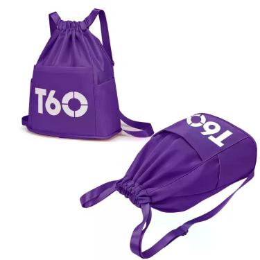 Imagem de Bolso T60 Roxo Dobrável Unissex Futebol Academia Corrida, Roxo