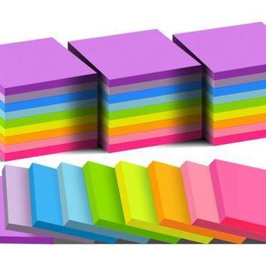 Imagem de (pacote com 36) Sticky Notes VIPSTAR 7,6 x 7,6 cm 9 cores brilhantes