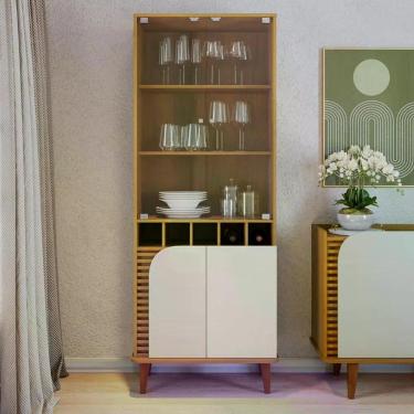 Imagem de Cristaleira Jurerê Naturale Off White Matte - Colibri