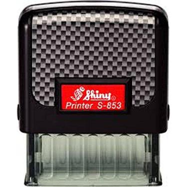 Imagem de Shiny Carimbos de tinta personalizados Core Line 4 ou 5 linhas - Impressora SHINY S-853