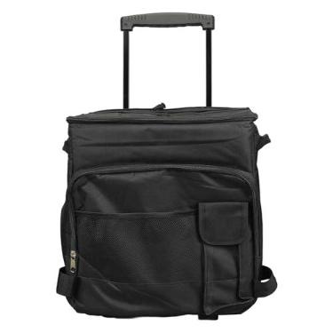Imagem de Bolsa Térmica Portátil Isolada 43L, Tecido Oxford 600D, Algodão Pérola de 5 Mm, Peva, Design de Caixa de Carrinho, Ideal para Atividades Ao Ar Livre, Camping, Piquenique,