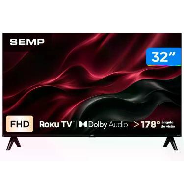 Imagem de Smart TV Semp 32 Polegadas 32S42R LED Full HD S42R Roku TV WiFi Dolby 