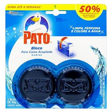 Imagem de Pato Desodorizador Sanitário Caixa Acoplada Marine, 2 Discos
