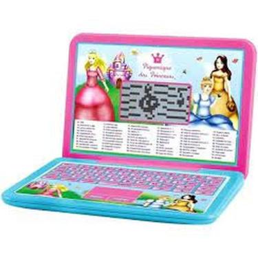 Imagem de Laptop Infantil 60 Atividades Princesas Dmtoys - Dm Toys