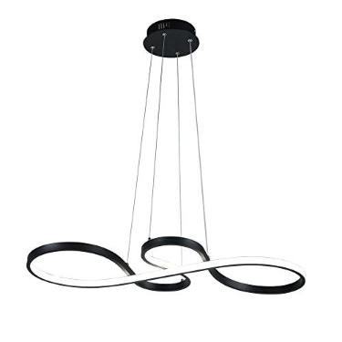 Imagem de Lustre Pendente Led 40W Preto 3 em 1 Nitrolux Bivolt LP016A