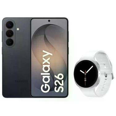 Imagem de Smartphone Samsung Galaxy S26 256GB Preto - 5G + Smartwatch Samsung Ga