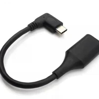 Imagem de Cabo Adaptador Otg Usb Tipo C 3.1 X Usb Fêmea 90° Kit 5 Pçs