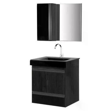 Imagem de Gabinete de Banheiro com Espelheiro Kit Natal 50cm - Boatto Móveis , N