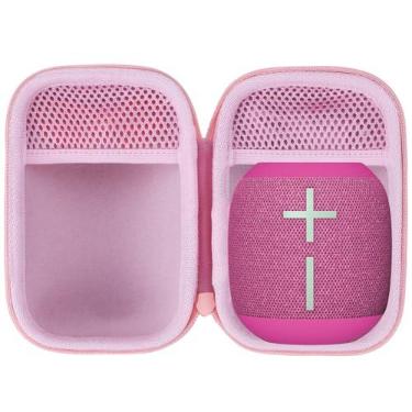 Imagem de Lebakort Estojo de armazenamento compatível com alto-falante portátil à prova d'água Ultimate Ears UE WONDERBOOM 4 3 2 (capa rosa)
