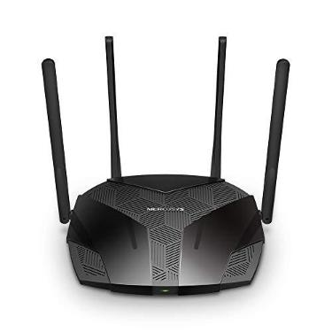 Imagem de Mercusys MR80X V3 Roteador Wi-Fi 6 AX3000 Dual Band, 4 Portas Gigabit, 4 Antenas, EasyMesh, Cobertura de até 180 m² e Conexão para até 100 Dispositivos