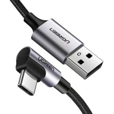 Imagem de Cabo  Ugreen,USB-c 90 Graus, Para USB-a 2.0, 1 Metro
