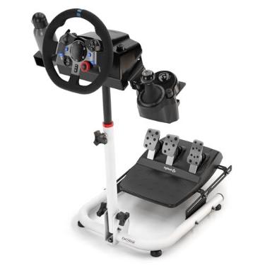 Imagem de SPRO V3 Cockpit Extreme Simracing Suporte para Volantes Simuladores (Branco)