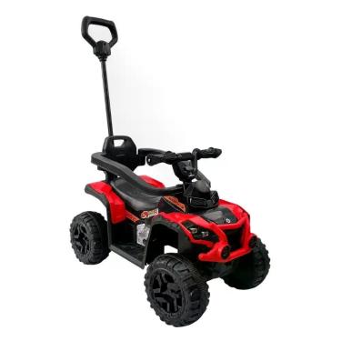 Imagem de Quadriciclo de Empurrar Pushbar Guide Vermelho - Bang Toys