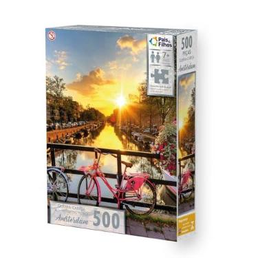 Imagem de Quebra Cabeça Amsterdam 500 Peças - Pais E Filhos