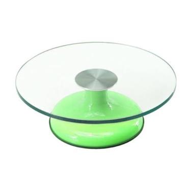 Imagem de Bailarina Giratória Vidro Confeitar Bolo Profissional, Alira Home (Verde)