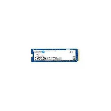 Imagem de SSD Kingston NV3, 2TB, M.2 2280, PCIe 4.0 x4, NVMe, Leitura: 6000 MB/s, Gravação: 5000 MB/s, Azul - SNV3S/2000G