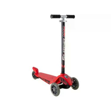 Imagem de Patinete Skatenet Max Red Led 1538 - Bandeirante, Vermelho e Preto, Ma