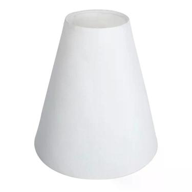 Imagem de Cúpula para abajur luminaria 18x17x8cm de Tecido Algodão soquete Nacio