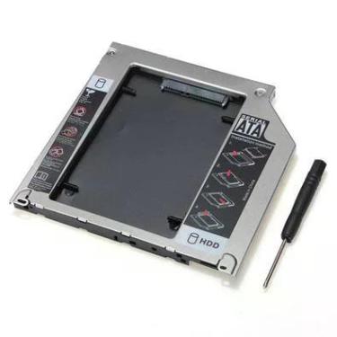 Imagem de Case Adaptador Universal 9.5mm, Segundo HD, SSD, Sata No Notebook - Caddy