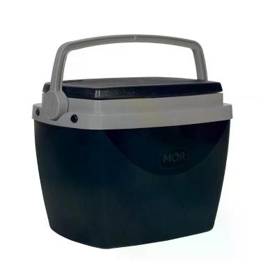 Imagem de Caixa Térmica 6 Litros Com Alça Cores Mor Cor:preto Preto