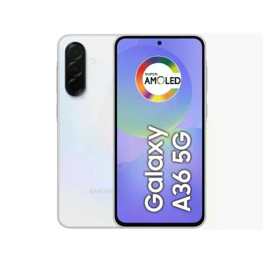 Imagem de Samsung Galaxy A36 5G Branco Processador SNAPDRAGON 128GB 6GB RAM Supe