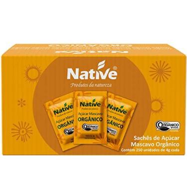 Imagem de Native Açúcar Mascavo Orgânico 250 Sachês De 4G