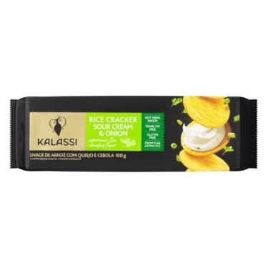 Imagem de Kalassi Snack De Arroz Queijo E Cebola Sem Glúten Pacote 1 X 100G