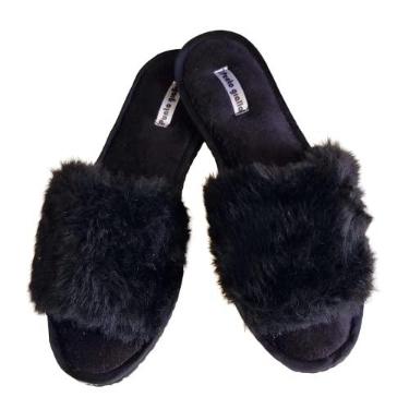 Imagem de Pantufa de Pelúcia (Preto, 33/34)