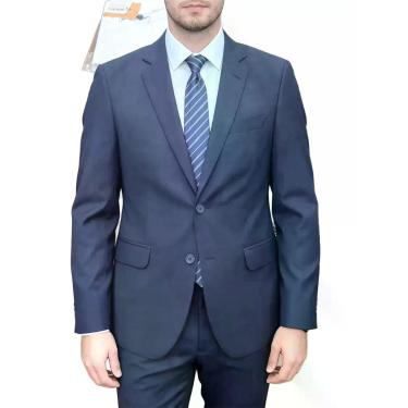 Imagem de Terno Firenze Quadri Azul cor:azultamanho:50 - VIA Do Terno, Azul, 50