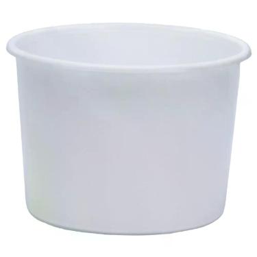 Imagem de Baldinho de Pipoca em Plástico PP Ou PE 1 e 5 l Kit 20 Unidades Branco para Festas e Lembrancinhas OEM