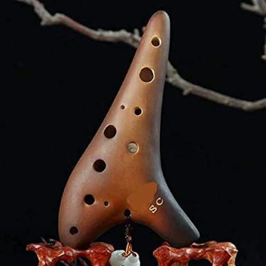 Imagem de KRASS Ocarina 12 Hole Classic Vintage Ocarina AC/SF/SG/SC opcional, música e iniciantes, Carolina do Sul, Collector88